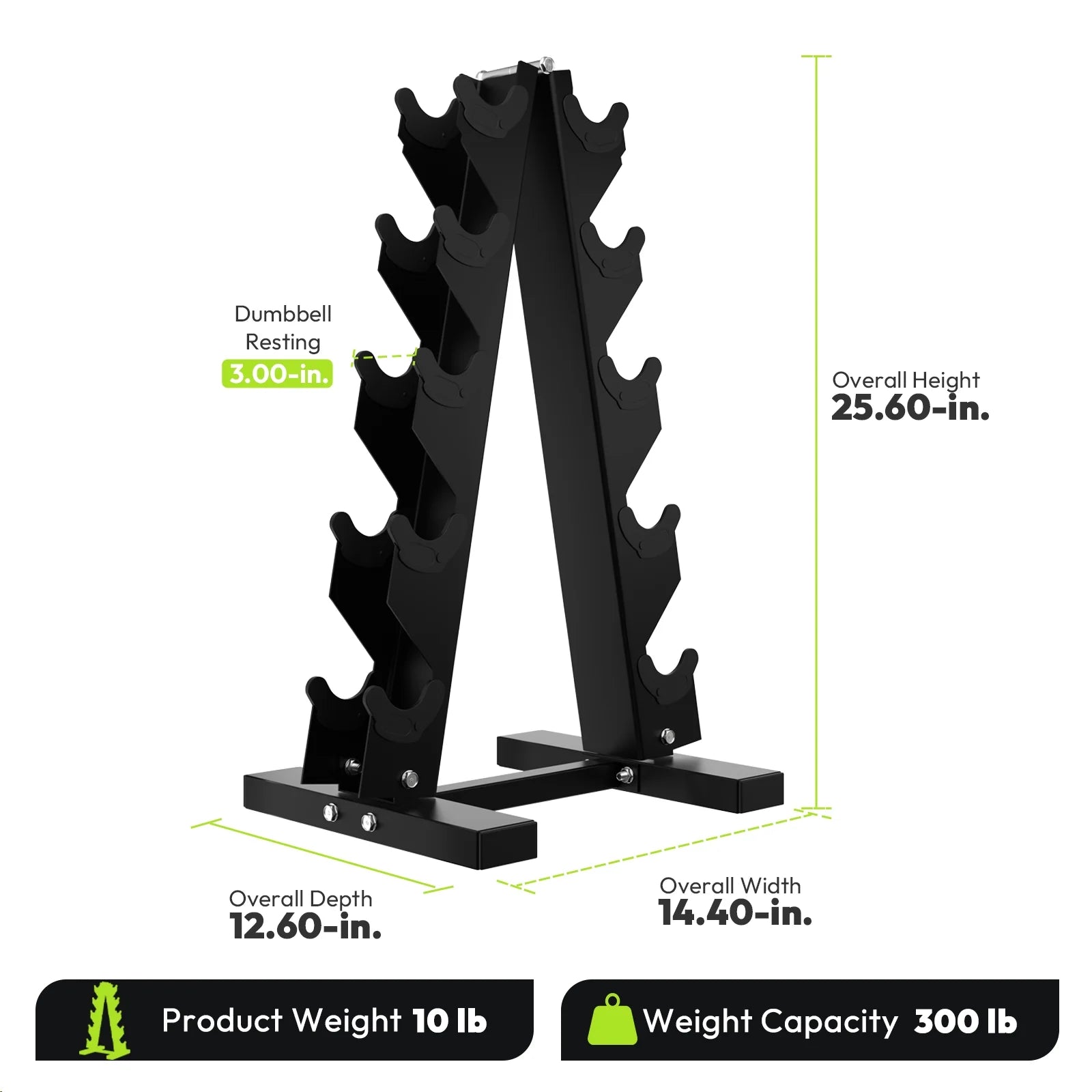 Dumbbell Set Rubber Encased Hex Dumbbell Free Weights Dumbbells Set Home Weight Set with Rack 5 * 2 / 10 * 2 / 15 * 2 / 20 * 2 / 25 * 2