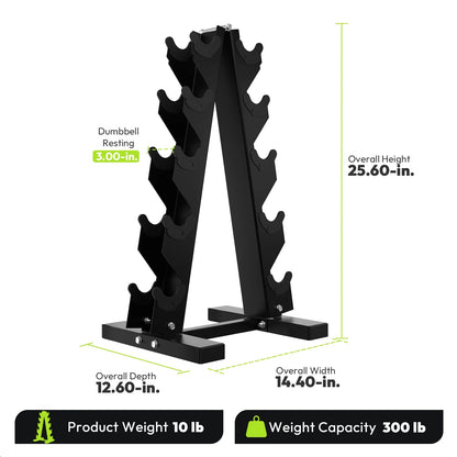 Dumbbell Set Rubber Encased Hex Dumbbell Free Weights Dumbbells Set Home Weight Set with Rack 5 * 2 / 10 * 2 / 15 * 2 / 20 * 2 / 25 * 2