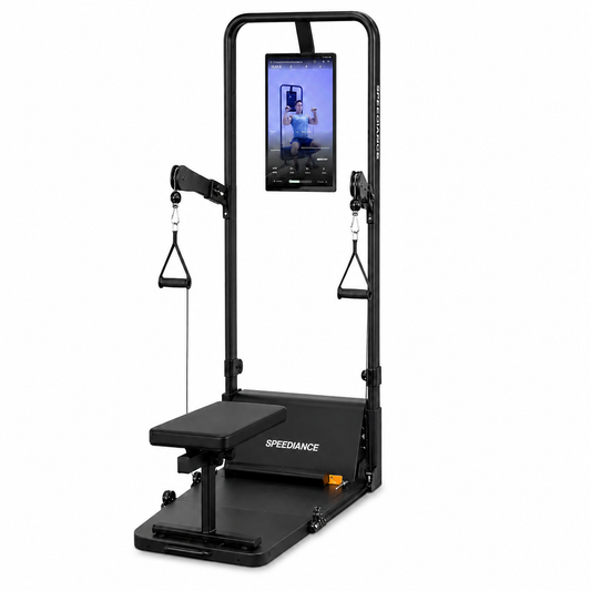 AI Smart Home Gym, All-In-One Digital Weight Workout Machine for Squat, Strength, Cardio, HIIT