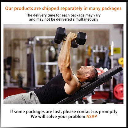 450 Lbs Hex Dumbbell Set with Storage Rack - 5-50 Lb Rubber Coated Adjustable Weights for Home Gym Strength Training - Men/Women