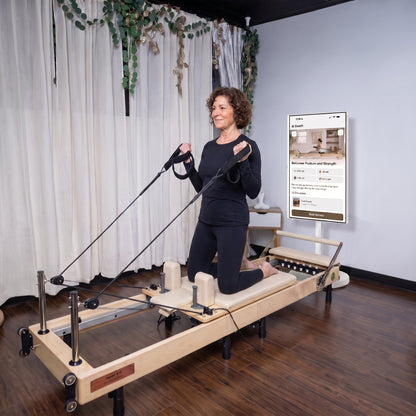 Janet Elite 2.0 Foldable Pilates Reformer | 4K Smart Screen Bundle